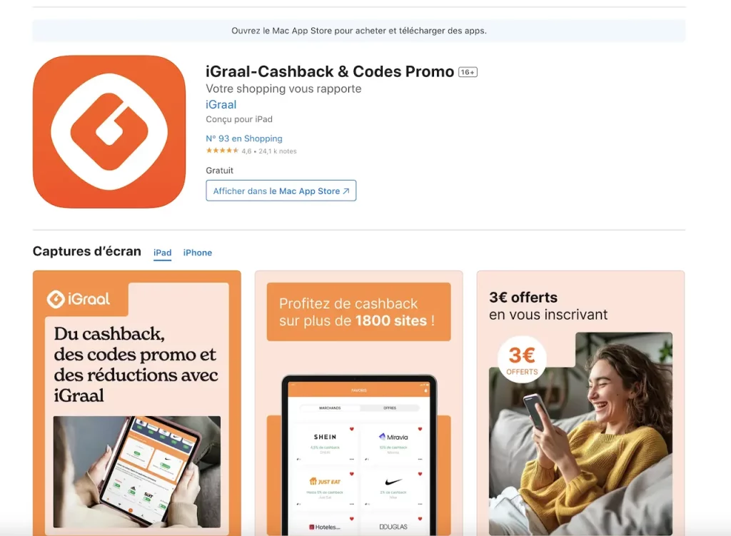 application ios igraal